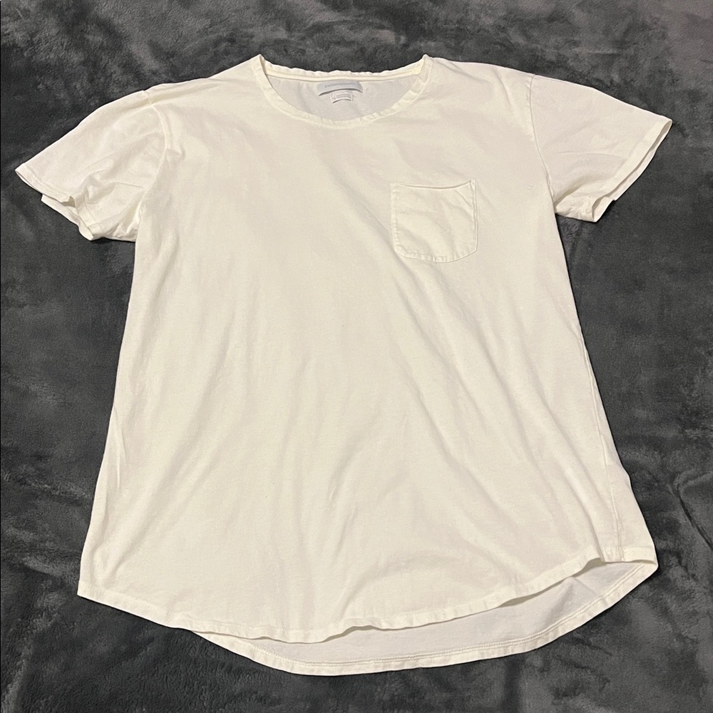 Urban Outfitter’s Standard/Cloth Crew neck short sleeve shirt Men Large Cream